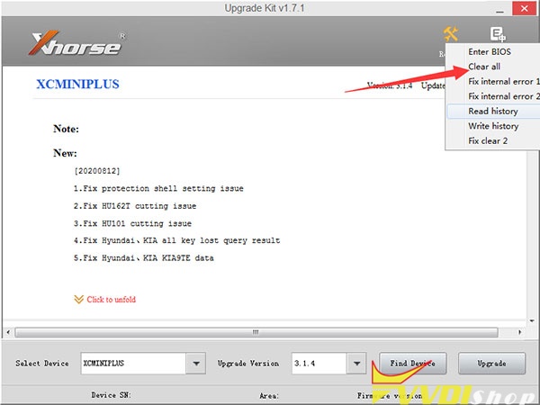 Xhorse Condor XC-Mini Plus Messy Code  3