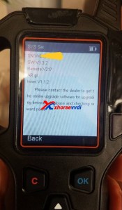 fix  Xhorse VVDI Key Tool internal error 01